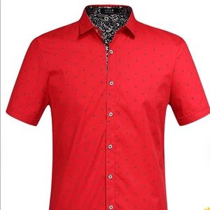SSLR Men's Casual Button Down Shirt NWT